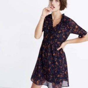Madewell Freesia Georgette floral dress